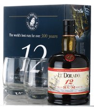 lhev EL DORADO Rum 12 YO + 2 x sklo