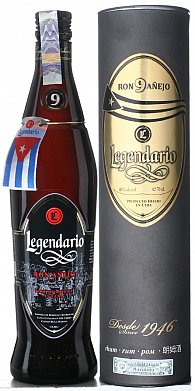 lhev LEGENDARIO Ron Anejo 9 YO + GB