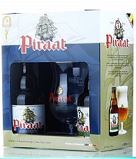 láhev PIRAAT Gift Set (2x33 cl) + sklenice
