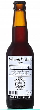 láhev   DE MOLEN Zeker & Vast Barley Wine Gin BA