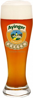 lhev Ayinger Urweisse Gold Glas