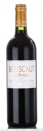 Láhev vína Bouscaut 2007