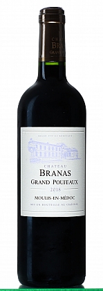 Láhev vína Branas Grand Poujeaux 2018