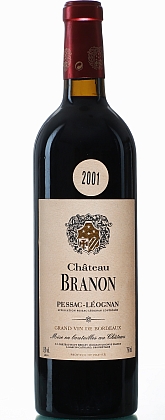Láhev vína Branon 2001