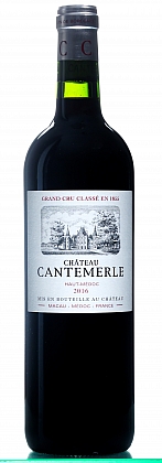 Láhev vína Cantemerle 2016