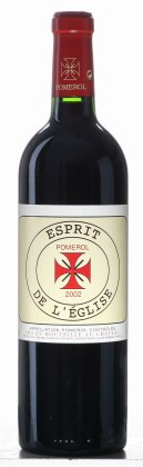 Láhev vína Esprit de L´Eglise 2002