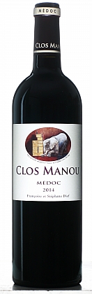 Láhev vína Clos Manou 2014