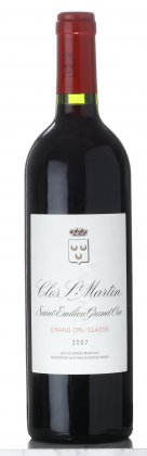 Láhev vína Clos Saint Martin 2007