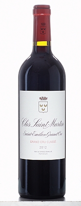 Láhev vína Clos Saint Martin 2012
