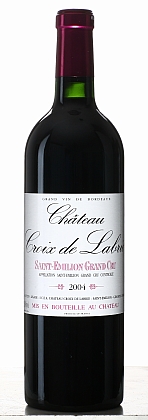 Láhev vína Croix de Labrie 2004