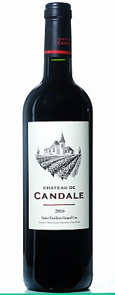 Láhev vína de Candale 2016