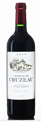 Láhev vína de Cruzeau 2014