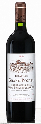 Láhev vína Grand Pontet 2004