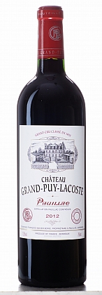 Láhev vína Grand Puy Lacoste 2012