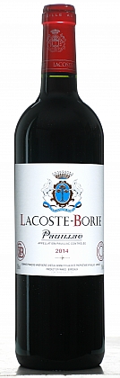Láhev vína Lacoste Borie 2014
