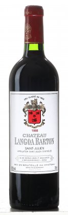 Láhev vína Langoa  Barton 1998