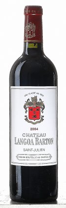Láhev vína Langoa  Barton 2004