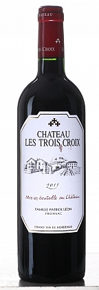 Láhev vína Les Trois Croix 2011