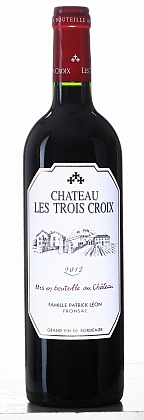 Láhev vína Les Trois Croix 2012