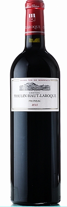 Láhev vína Moulin Haut Laroque 2015