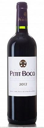 Láhev vína Petit Bocq 2012