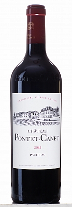 Láhev vína Pontet Canet 2012