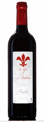 Láhev vína Le Lys de Pradeaux 2010