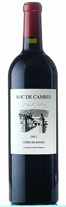 Láhev vína Roc de Cambes 2015